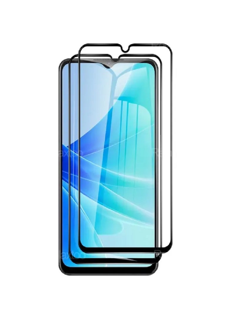 Super 2 Pieces Tempered Glass Screen Protector 5D Designed For Oppo A57 4G Full Glue Edge to Edge Full Screen Coverage And Bubble Free - Image 1