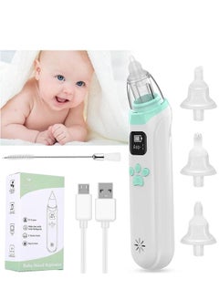 NIBEMINENT Baby Nasal Aspirator, Nose Sucker Electric Cleaner, with 3 Suction Levels and Sizes Silicone Tips Music Soothing Function, Rechargeable  - Image 1