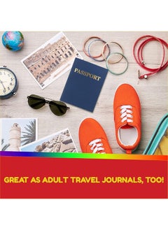 Hygloss Hygloss Products Blank Passport Books, Kids Pretend Passport - Travelers' Notebook Passport, 24 Blank Pages for Decorating, Learning & Fun - 4 1â„4â€ x 5 1â„2â€, 12 Books  - Image 2