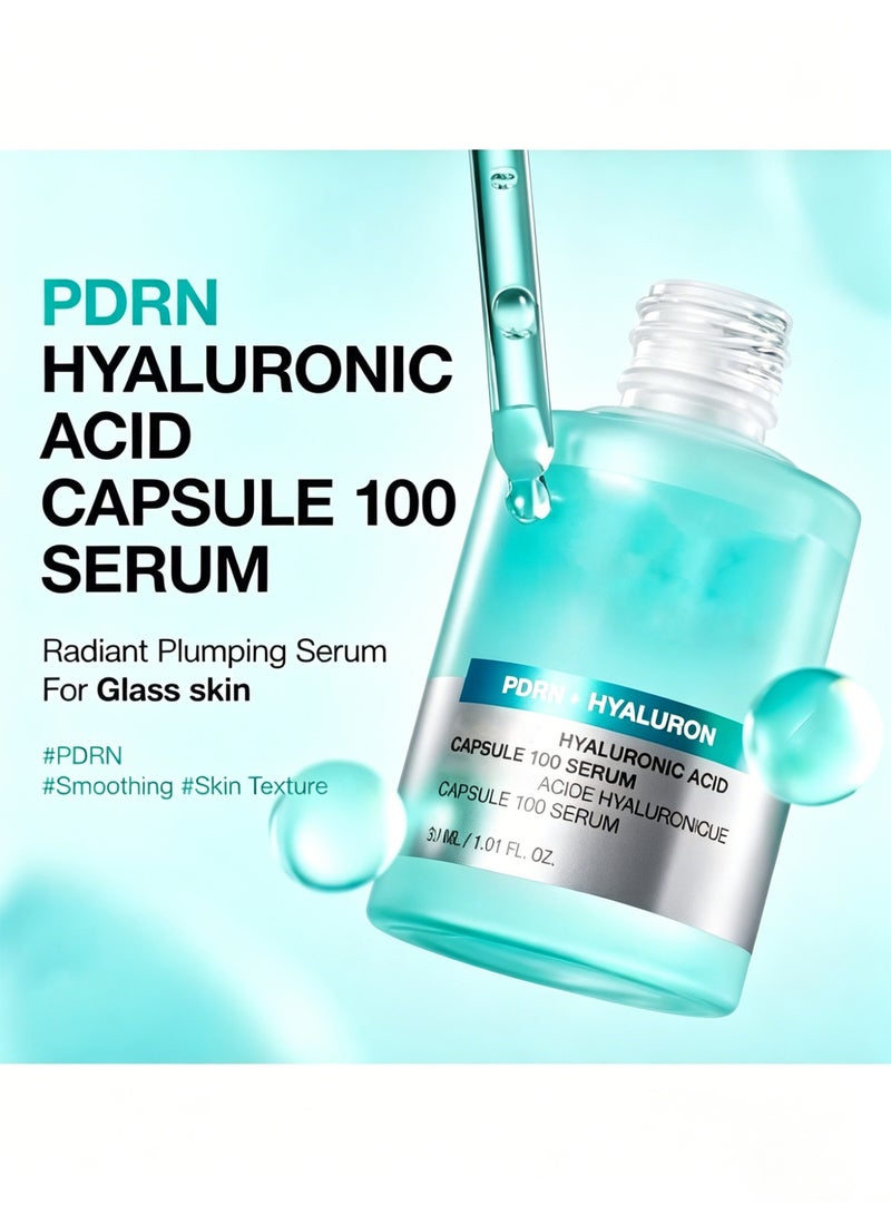 PDRN Hyaluronic Acid Capsule 100 Serum for Hydration and Plumping 30ml - Image 2