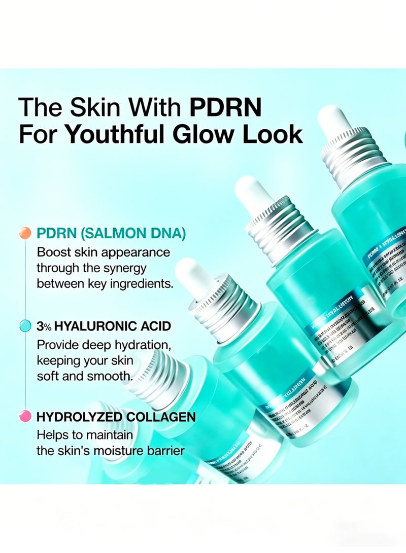 PDRN Hyaluronic Acid Capsule 100 Serum for Hydration and Plumping 30ml - Image 3