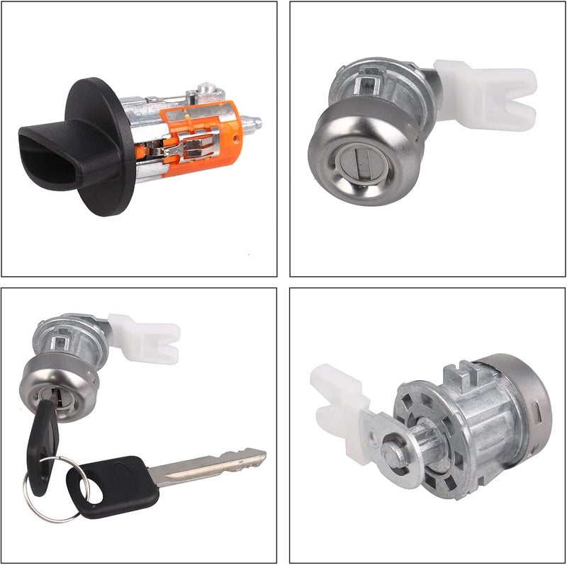 Goopool Ignition Switch Lock Cylinder and Door Lock Cylinder Set for Ford Vehicles - Image 4