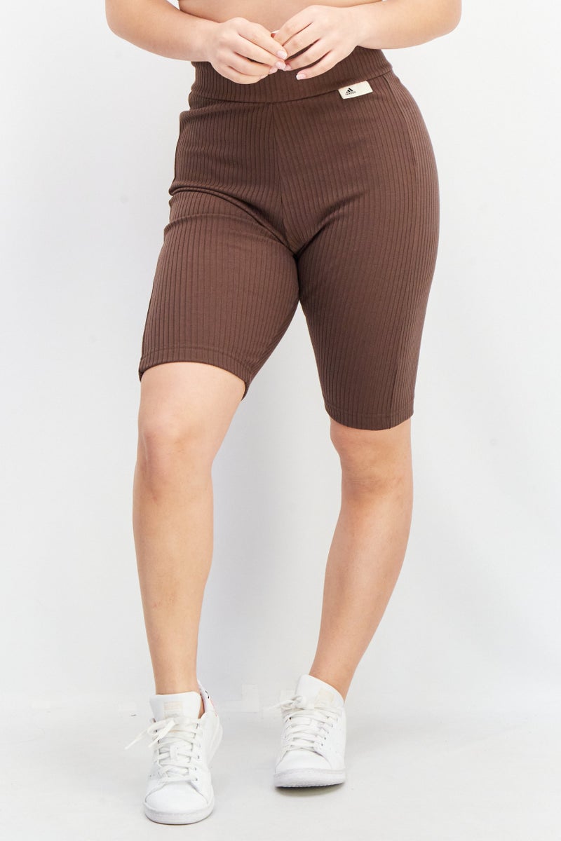 Adidas Women Sportwear Fit Cycling Shorts, Cinnamon  - Image 1