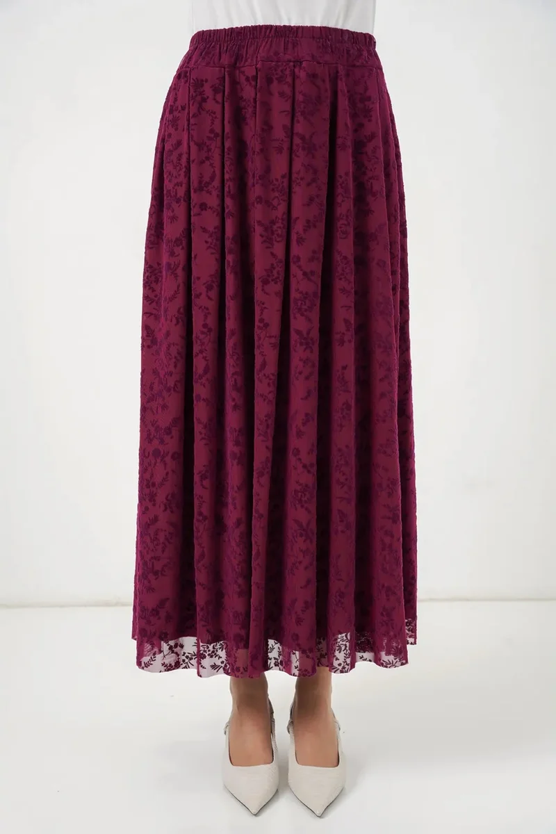 بيغ دارت BDART High Waist Floral Maxi Skirt