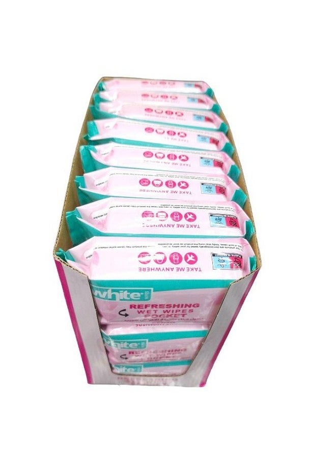 White - REFRESHING KENZO MINI WET WIPES 24 POCKET - Image 1