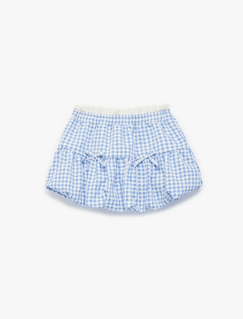 KOTON Gingham Skirt