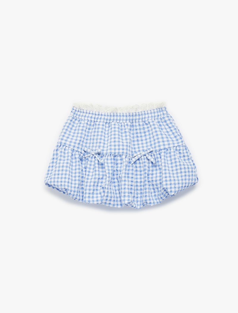 KOTON Gingham Skirt - Image 1