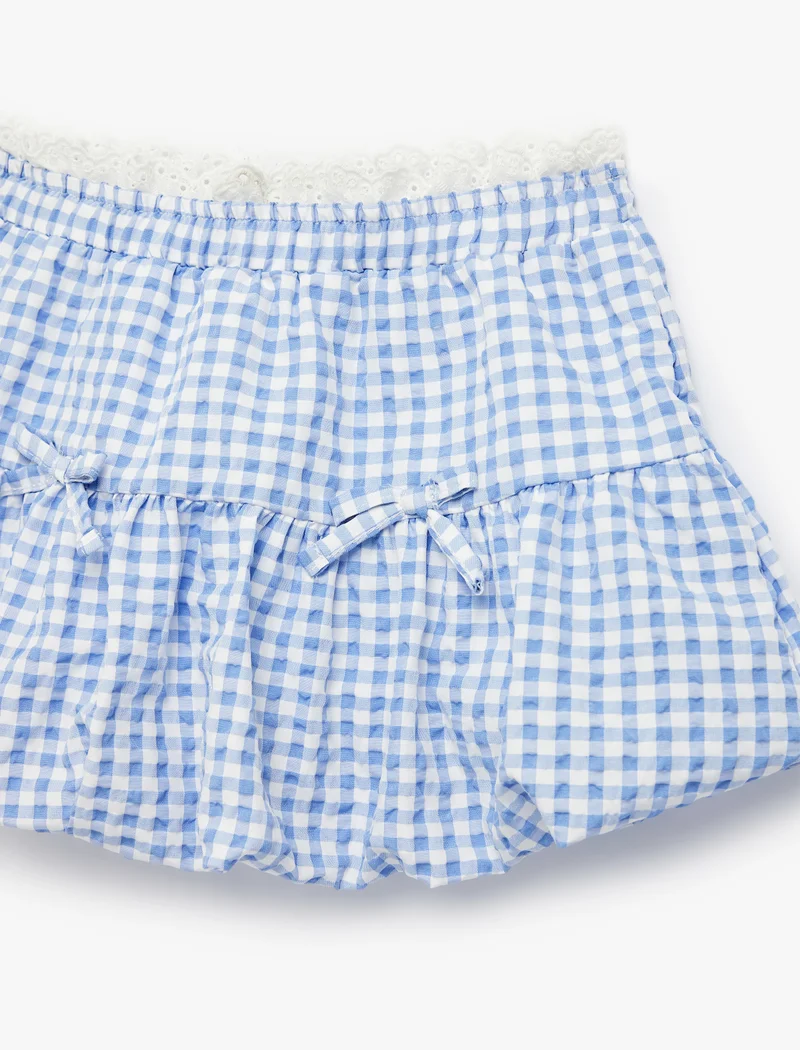 Koton  Gingham Skirt for Women | Best Price UAE