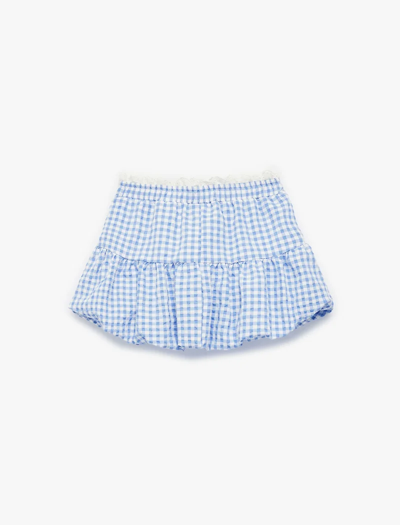 KOTON Gingham Skirt