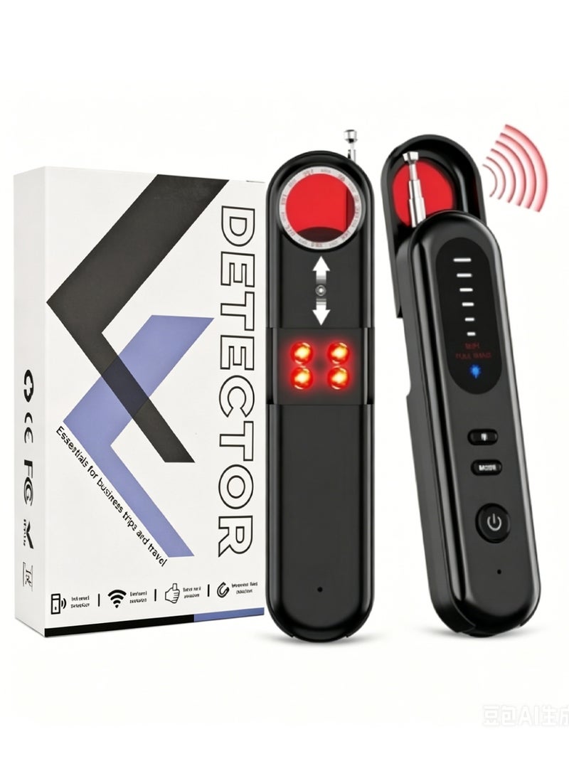 X-level Portable Hidden Camera Detector, Bug Detector, GPS Finder, Anti Spy Wireless Signal Scanner, Infrared Camera Detector, Listening Device Detector for Home,Office,Travel,Car - Image 1