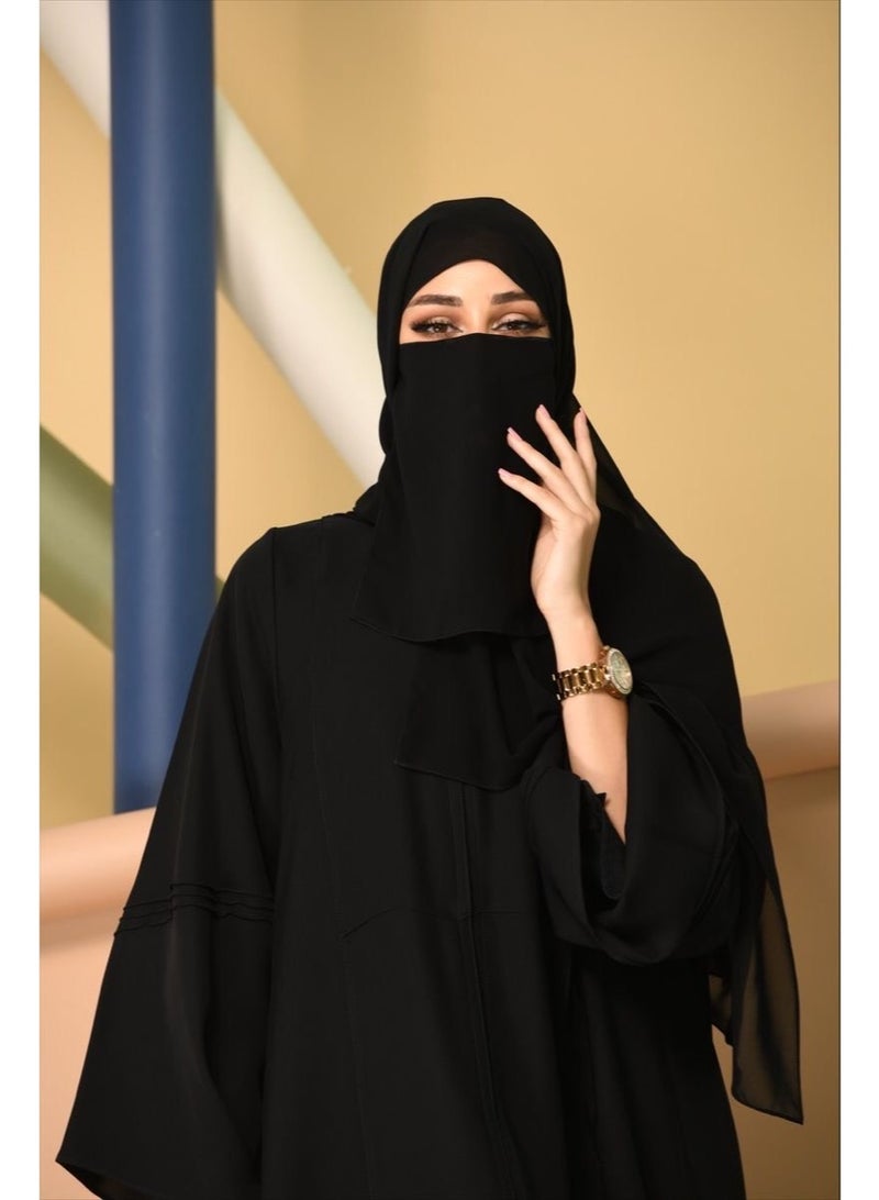 BHNS 2 pieces of mask (medium) with elastic head mask for face mask for nose and mouth mask for women mask for niqab with mask for niqab with mask for women mask for nose and mouth mask elastic face cover for comfortable mask for daily mask for light mask for practical mask for niqab with elastic head mask for free size mask for travel mask for prayer mask for summer mask - Image 2