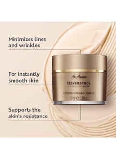M.Asam Resveratrol Premium Nt50 Lifting Cream (3.38 Fl Oz) - Moisturizer Face Cream With Hyaluronic Acid, Facial Moisturizer For Firm And Smooth Skin, Vegan Skincare For Youthful Radiance  - Image 2