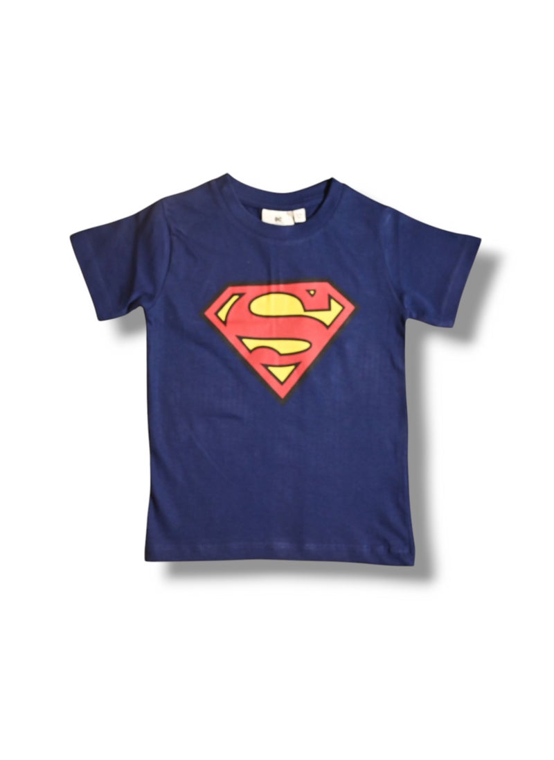 SUPERMAN - SUPERMAN - BOYS SHORT SLEEVE PAJAMA SET - Image 1