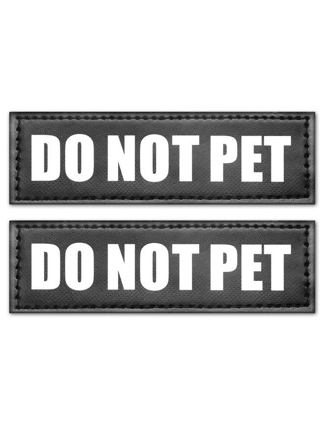 WINSEE Service Dog Patches Do Not Pet Patch for Service Vest Dog Harness(2 Pack, S) - Image 1