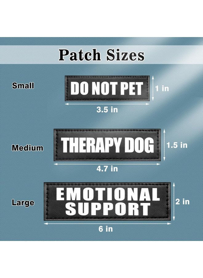 WINSEE Service Dog Patches Do Not Pet Patch for Service Vest Dog Harness(2 Pack, S) - Image 5