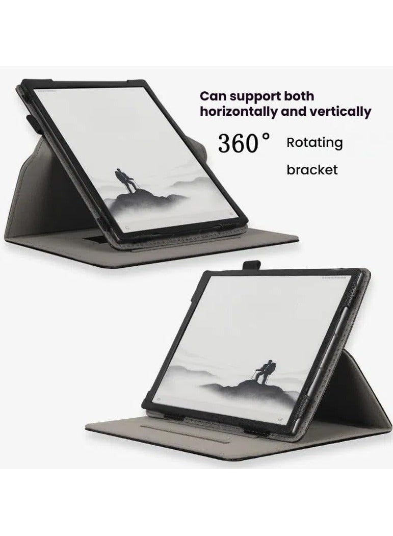 Compatible KDDI AINOTE Air 2 8.2-inch (2024) Paper Tablet Case, Full Coverage Ultra Thin Leather, 360 Degree Rotating Folding Stand Cover Auto Sleep/Wake - Image 5
