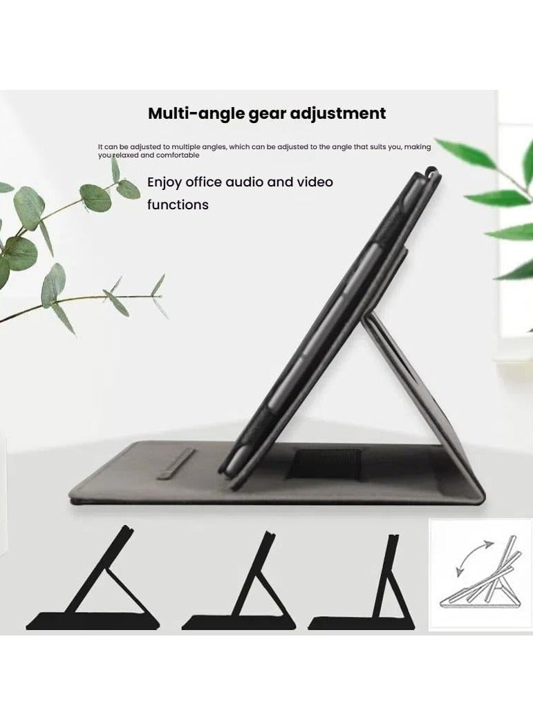 Compatible KDDI AINOTE Air 2 8.2-inch (2024) Paper Tablet Case, Full Coverage Ultra Thin Leather, 360 Degree Rotating Folding Stand Cover Auto Sleep/Wake - Image 4