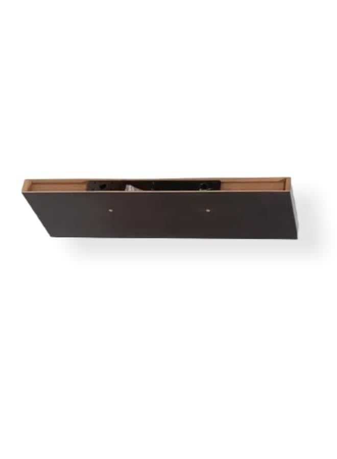 KRESLO Floating Wall Shelf Black 80×25×3.8 cm - Image 3