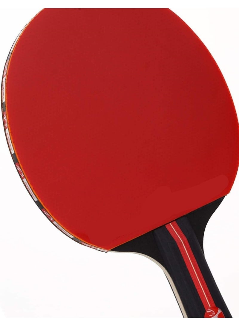 Soofam Table Tennis Bats, Portable Table Tennis Set, Professional Table Tennis Set - 2 Bats + 3 Balls Ping Pong Bats for Outdoor Indoor Table Tennis Table for Amateurs to Experts - Image 4