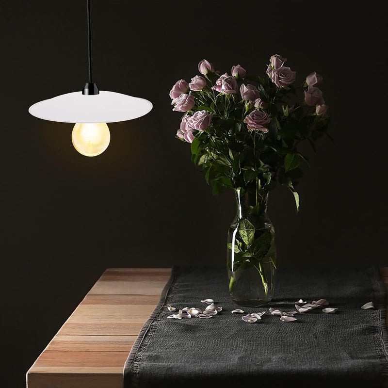 VOSAREA Aluminum Bulb Lampshade Reflective Light Cover for Industrial Ceiling Fixtures for and Outdoor Lighting - Image 5