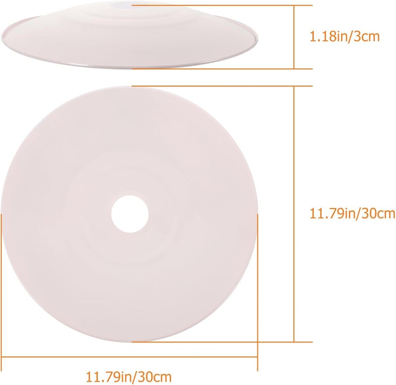 VOSAREA Aluminum Bulb Lampshade Reflective Light Cover for Industrial Ceiling Fixtures for and Outdoor Lighting - Image 2