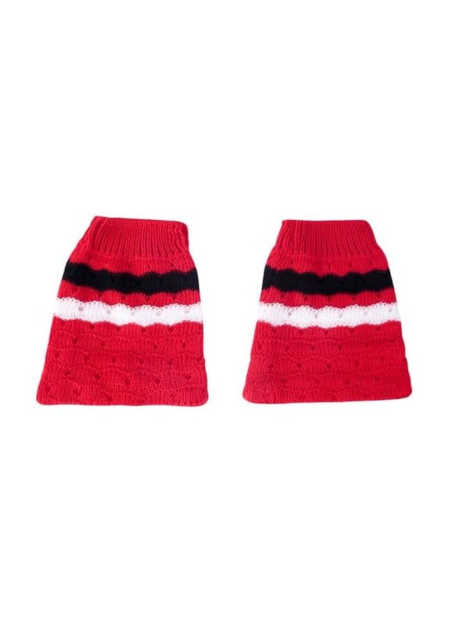 ANIXA Baby Girls Colorblock High Neck Red Winter Set - Image 5