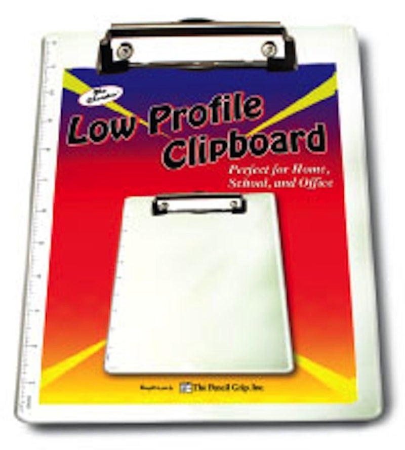 The Classics Clipboard with Low Profile Clip and Ruler Edges, 9 x 12 Inches, Clear (TPG-249) - Image 2