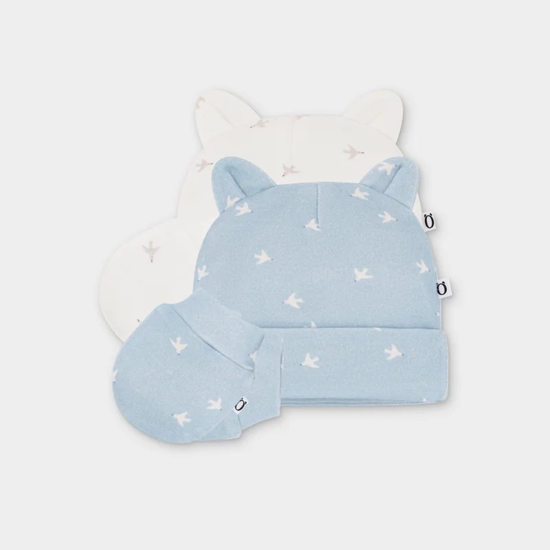 myko kids Panda Mitten & Hat Set