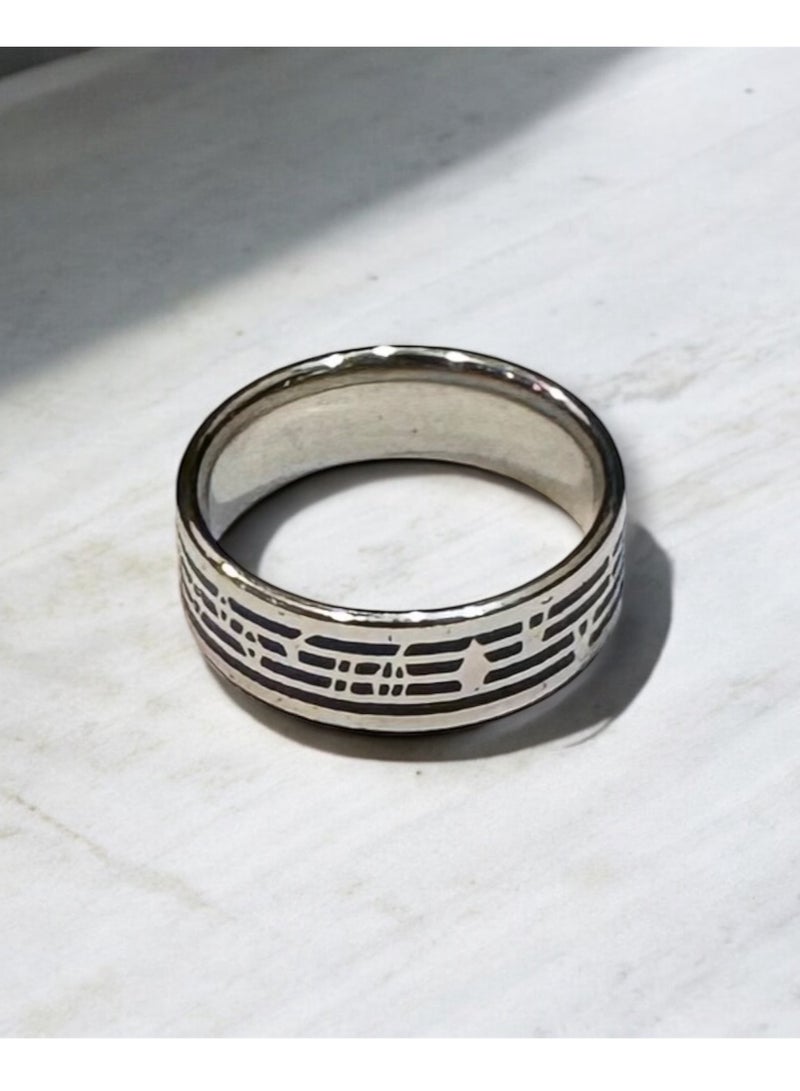 جوليري إيفريداي خاتم رجالي مصنوع من التيتانيوم ستيل المقاوم للصدأ مقاس 8 - Image 1