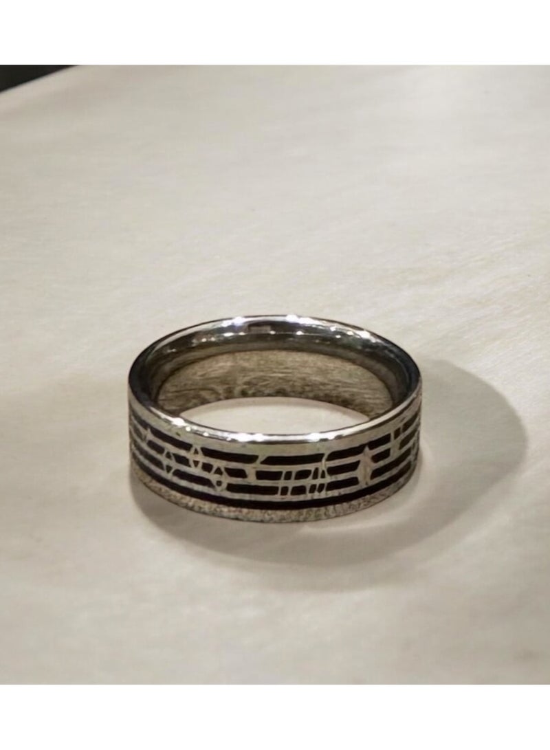 جوليري إيفريداي خاتم رجالي مصنوع من التيتانيوم ستيل المقاوم للصدأ مقاس 8 - Image 3