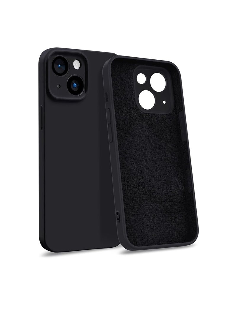 WRISTWISE Case Cover for iPhone 14 Plus - [Camera All-Round Protection] [Soft Microfiber Lining Anti-Scratch] Shockproof Phone Case Cover, Black - Image 1