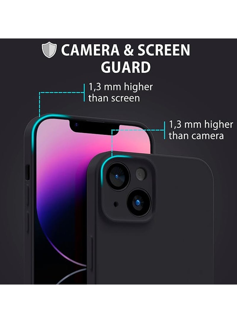 WRISTWISE Case Cover for iPhone 14 Plus - [Camera All-Round Protection] [Soft Microfiber Lining Anti-Scratch] Shockproof Phone Case Cover, Black - Image 4