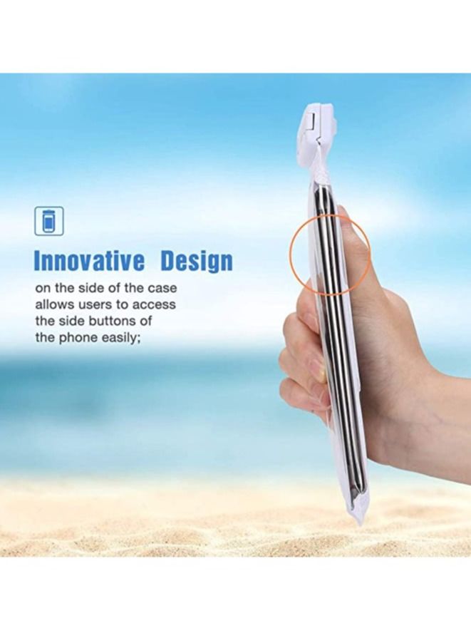 SYOSI 2 Pack Bingcute Waterproof Phone Pouch Case White Black  - Image 4