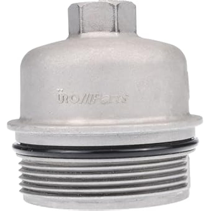 ريحني قطع الغيار URO 11427557011PRM غطاء غطاء فلتر الزيت الألمنيوم مقابل الأصلي البلاستيكي - Image 1