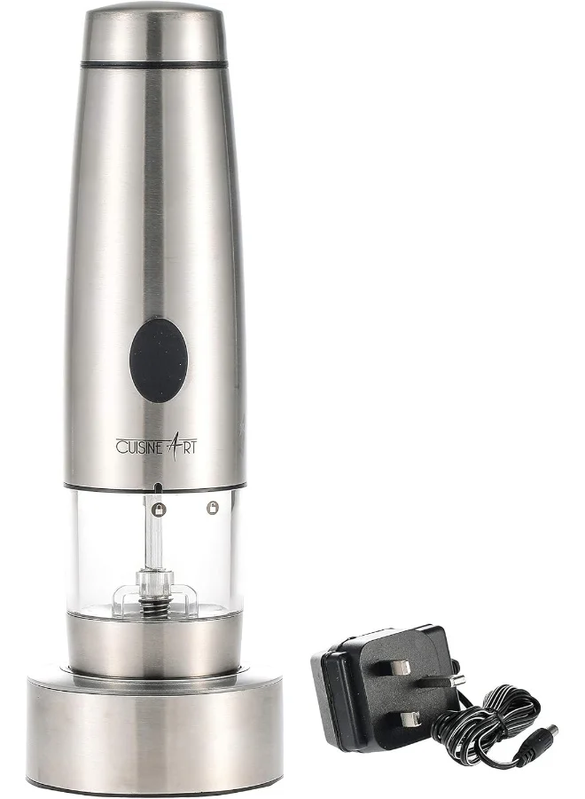 كويزين أرت Cuisine Art Rechargeable Pepper Mill, Silver, KDL-549