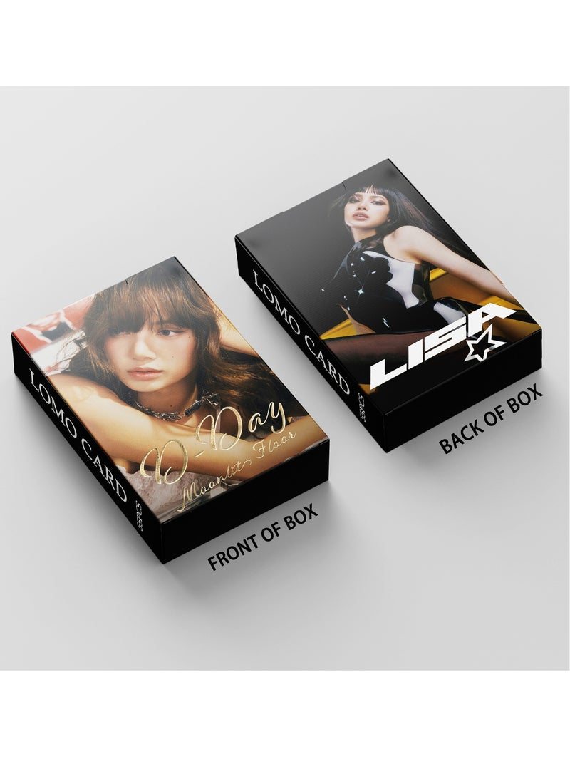 EHOME - 55Pcs BlackPink Member Lisa Solo Album ALTEREGO Lomo Card - Image 1