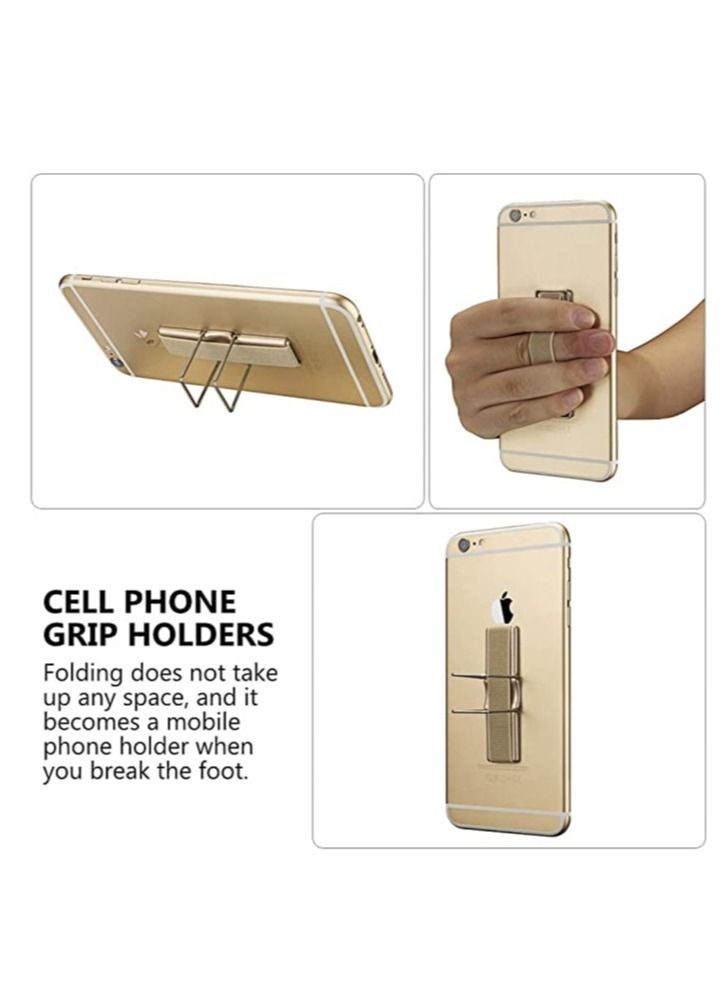 ELTRAZONE 4pcs Elastic Finger Mount for Phone Mobile Phone Grip Holder for Smartphones Tablets (Random Color) - Image 2