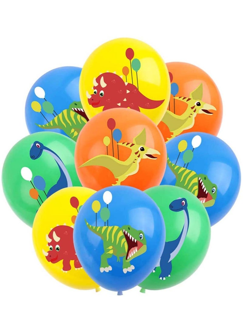 SYOSI - Dinosaur Birthday Party Decoration Set Balloons Banner Supplies for Boys Men Kids Happy Decor Suit For Baby Shower Decorations - Image 1