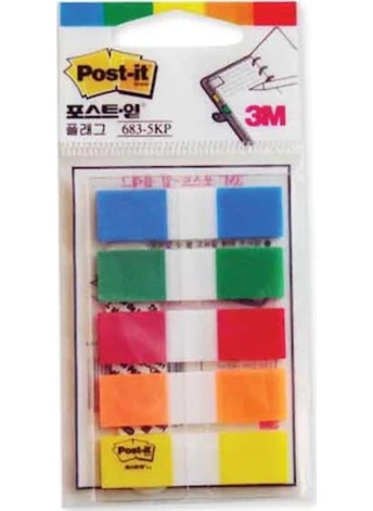 Post It SIGN TAPE 5 COLORS 12MX43,6MM 683-5KP 