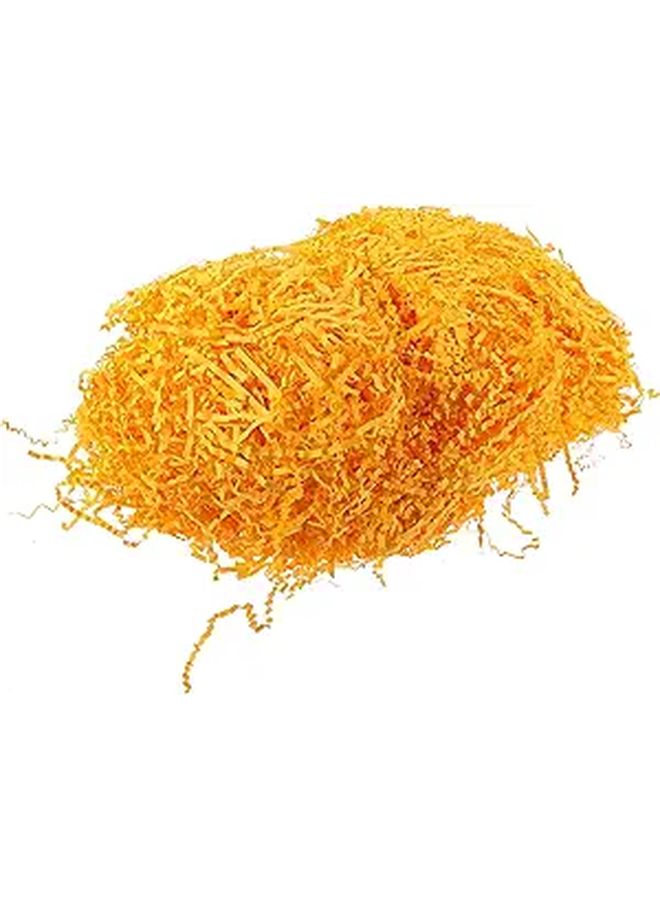 Gold Yellow Shredded Paper Crinkle Basket Filler 200g Pack for Boxes
