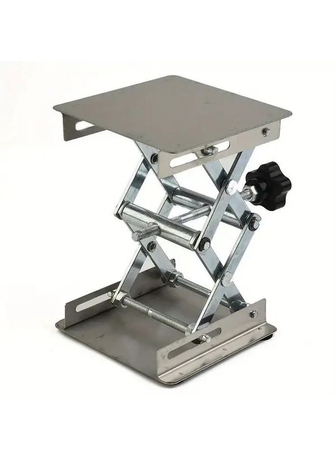 Manual Durable Adjustable Stainless Steel Router Lift Table 1pc Woodworking Lifting Platform - Image 3