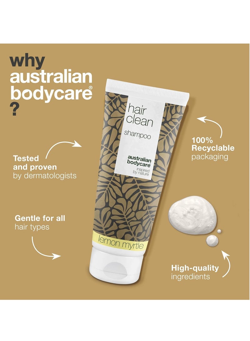 AUSTRALIAN BODYCARE Hair Clean 200ml Shampoo with Tea Tree Oil and Lemon Myrtle Hair Cleanser for Itchy Flaky Dry Scalp Anti Dandruff Care for Psoriasis and Eczema For Scalp Spots and Pimples - Image 2