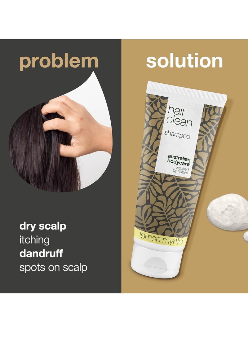 AUSTRALIAN BODYCARE Hair Clean 200ml Shampoo with Tea Tree Oil and Lemon Myrtle Hair Cleanser for Itchy Flaky Dry Scalp Anti Dandruff Care for Psoriasis and Eczema For Scalp Spots and Pimples - Image 3