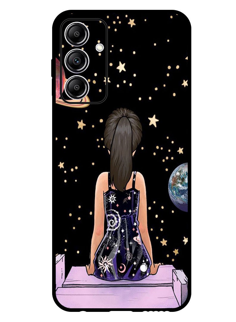 Theodor Protective Case Anti Scratch Shock Proof Bumper Cover For Samsung Galaxy A25 Girl Watching Star - Image 1