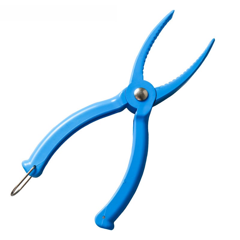 Generic New Design ABS Fish Grip Lure Pliers Fishing Tool Blue