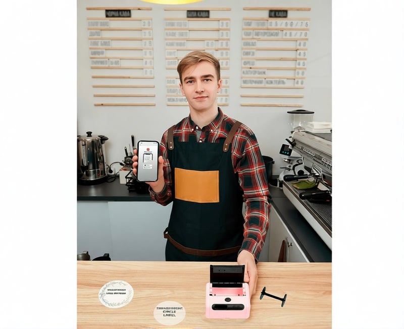 M200 Bluetooth Label Maker - Pink - Image 5