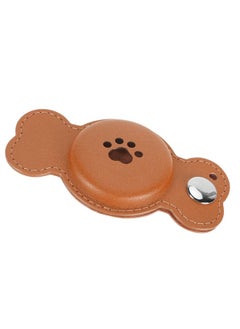 Thoraya Item Finder Case Multifunctional Prevent Loss Soft Durable for Airtag Tracking Device Holder for Travel Car Key Brown  - Image 3