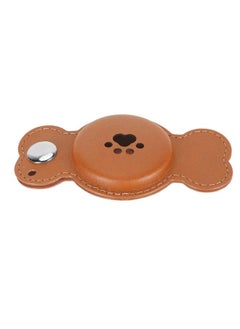 Thoraya Item Finder Case Multifunctional Prevent Loss Soft Durable for Airtag Tracking Device Holder for Travel Car Key Brown  - Image 2