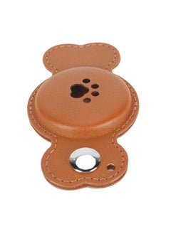 Thoraya Item Finder Case Multifunctional Prevent Loss Soft Durable for Airtag Tracking Device Holder for Travel Car Key Brown  - Image 4
