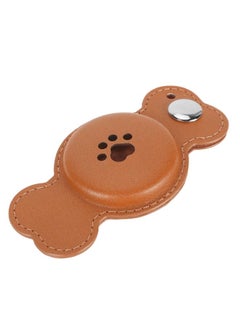 Thoraya Item Finder Case Multifunctional Prevent Loss Soft Durable for Airtag Tracking Device Holder for Travel Car Key Brown  - Image 5